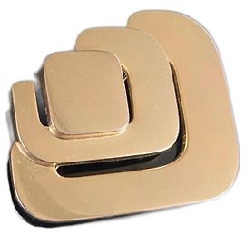 Spilla Geometrica Christian Dior Metallo Dorato