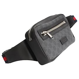 Borsa a tracolla banana Gucci in pelle nera