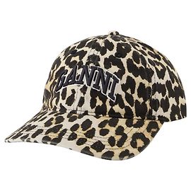 Cappello Leo - Ganni - Cotone - Stampato