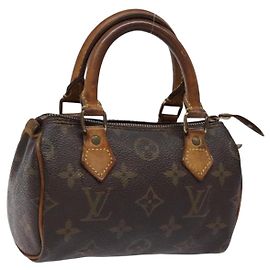 LOUIS VUITTON Borsa a Mano Mini Speedy Monogram M41534 LV Auth 139147
