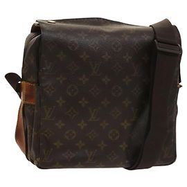 LOUIS VUITTON Monogram Naviglio Schultertasche SPO M50205 LV Auth 136219