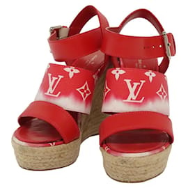 LOUIS VUITTON Sandali Monogram Escal Starboard Rossi LV Auth 139208 - Louis Vuitton