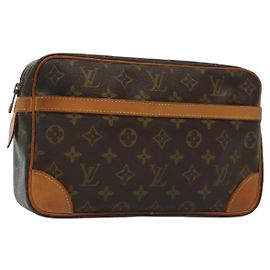LOUIS VUITTON Clutch Compiegne 28 M51845 LV Auth 139240