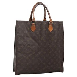 LOUIS VUITTON Bolsa Sac Plat Monogram M51140 Auth LV 138697
