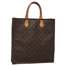 LOUIS VUITTON Bolsa Sac Plat Monogram M51140 LV Auth 137711