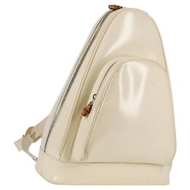 Sac à dos GUCCI Émail Or Blanc 003 2113 0027 Auth bs28429