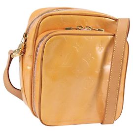 LOUIS VUITTON Borsa Wooster Monogram Vernis Rosa Marshmallow M91037 Auth 136926