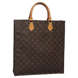 LOUIS VUITTON Borsa Sac Plat Monogram M51140 LV Auth 138699