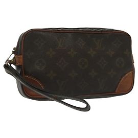 LOUIS VUITTON Clutch Marly Dragonne PM Monogram M51827 LV Auth th6275