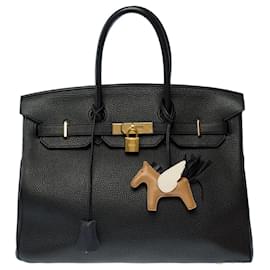 Borsa HERMES Birkin 35 in Pelle Nera - 102675 - Hermès