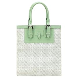 LOEWE Grüner Anagram Canvas Shopper