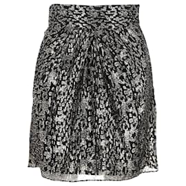 Gonna Mini in Chiffon Raccoglibile Iro Jeyna in Seta Multicolore