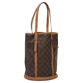 LOUIS VUITTON Monogram Bucket GM Schultertasche M42236 LV Auth 137712