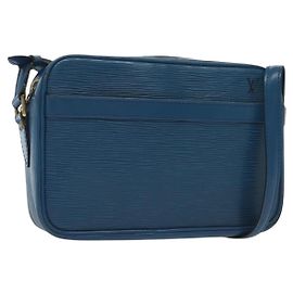 LOUIS VUITTON Bolso de Hombro Epi Trocadero 23 Azul M52305 LV Auth 138618