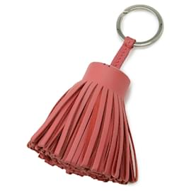 Hermes Carmen Key Ring in Pink Agneau Milo Leather - Hermès