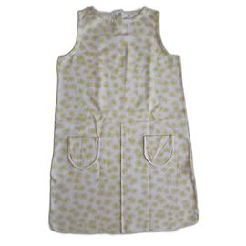 Vestido Petit Bateau de algodão branco com estampa floral