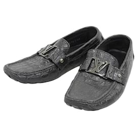 Krokodil-Leder Slipper Monte Carlo Louis Vuitton