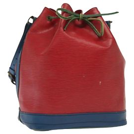 LOUIS VUITTON Bolsa Noé Epi Toriko Color Rojo Azul Verde M44084 LV Auth 136908