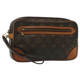 LOUIS VUITTON Clutch Marly Dragonne GM Monogram M51825 LV Auth th6294