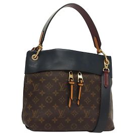 LOUIS VUITTON Bolsa de Ombro Monogram Tuile Reevess 2way M43441 LV Auth 129721