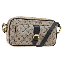 LOUIS VUITTON Borsa a Spalla Monogram Mini Juliet MM Blu M92004 LV Auth 138735