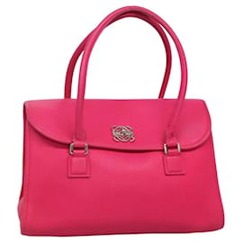 Borsa a Spalla LOEWE in Pelle Rosa Argento Autentica 138559 - Loewe