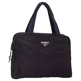PRADA Borsa a mano in nylon viola argento Auth ki5886 - Prada