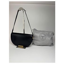 Borsa in pelle vintage Dior nera