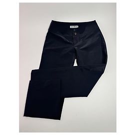 Vintage Issey Miyake Polyesterhose schwarz S