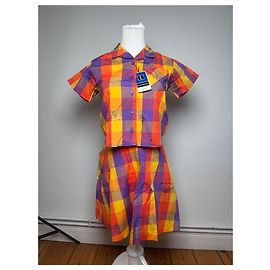 Vintage Yves Saint Laurent Karierter Twin Set