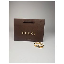 Reloj de acero vintage Gucci Horsebit dorado