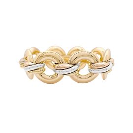 Bracciale Cartier, "Collegamenti Incrociati Trinity", 3 ori.