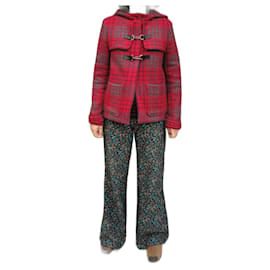 Cappotto corto Maje in lana rosso taglia 36