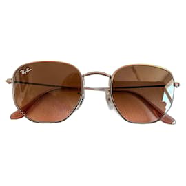 Ray-Ban RB3548N Occhiali da sole Rame Metallo Lenti Marroni Sfumate