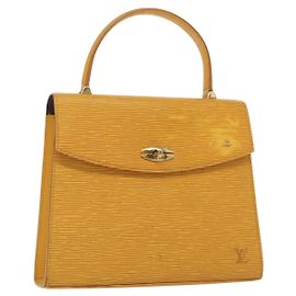 LOUIS VUITTON Borsa a Mano Epi Malesherbes Tassili Giallo Jonne M52379 Auth 139109