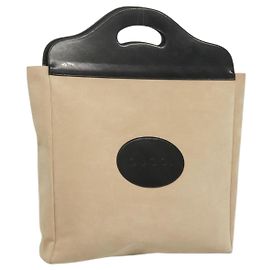Bolso de Mano GUCCI Ante Beige 002 8000 Auth BA3177