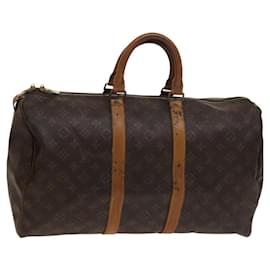 LOUIS VUITTON Borsa Boston Monogram Keepall 45 M41428 LV Auth 138784