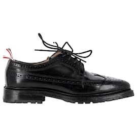 Brogues Longwing Clásicos Thom Browne en Cuero Negro
