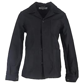Chaqueta de trabajo corta Comme des Garçons Le Laboureur en algodón negro - Comme Des Garcons