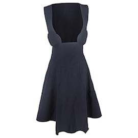 Comme Des Garcons Vestido Pinafore Comme Des Garçons en Poliéster Azul Marino