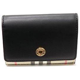 Burberry PVC Canvas Small Folding Wallet Wallet 80579761