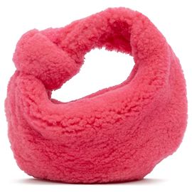 Bottega Veneta Mini Jodie in shearling rosa