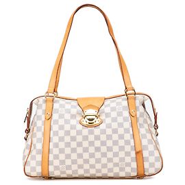 Louis Vuitton Branco Damier Azur Stresa PM