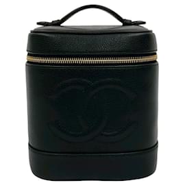 Bolso Vanity de Piel Caviar Chanel Coco Mark