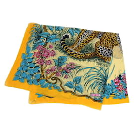 Stola grande in cotone Hermès con stampa Jungle Love
