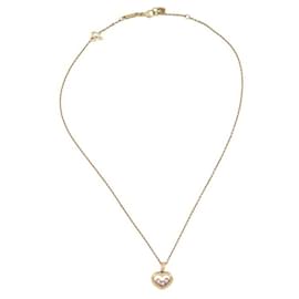 NEUE CHOPARD HAPPY DIAMONDS ICONS KETTE 79A611-0001 42CM 3 DIAMANTEN - Chopard