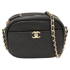 Borsa a spalla Chanel in pelle matelassé di vitello AS0137