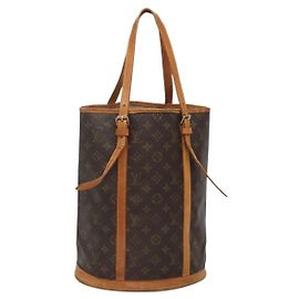 LOUIS VUITTON Bolsa de Hombro Monogram Bucket GM M42236 LV Auth 136859