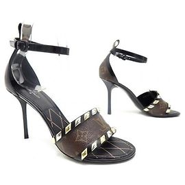 Zapatos de tacón Louis Vuitton Eldorado marrón lona