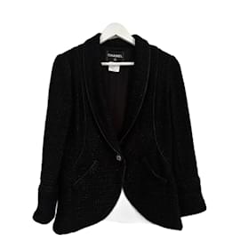 Blazer Nero Chanel Taglia 38